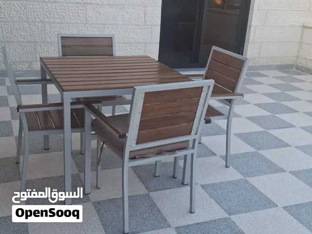 الله يبارك لصاحب النصيب طاولة لجلسات الخارجية جديد وكاله حديد مابصدي بتحمل الشمس وأجو