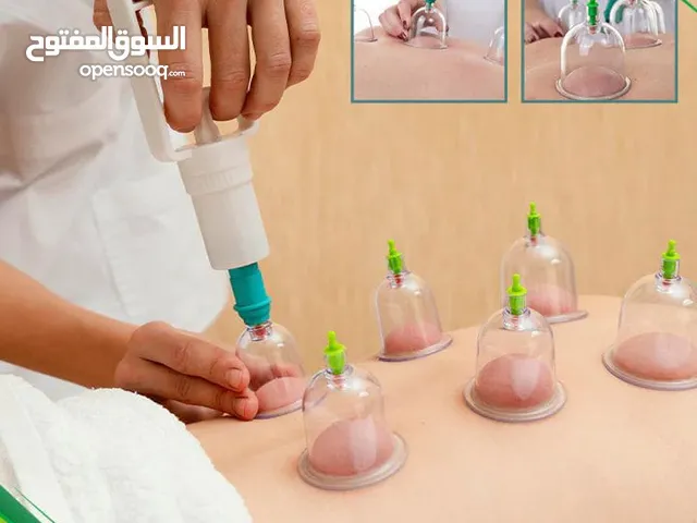 جهازالحجامه المكون الطقم الواحد من 6 كاسات