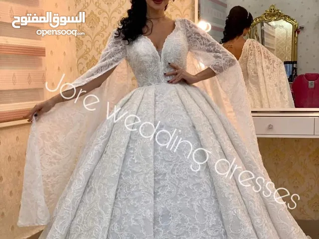 فستان اعراس مش مستعمل للبيع
