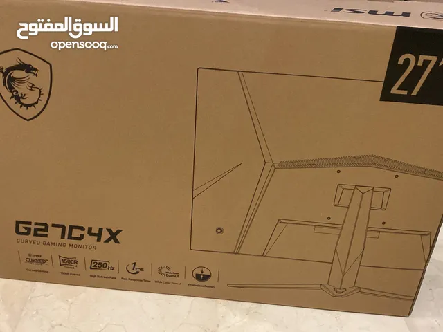 مونتر 250 hz msi used 6 months curved