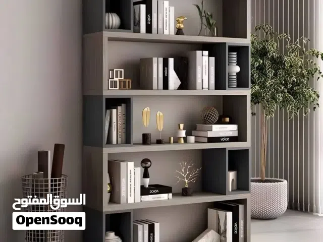 مكتبة كبيرة بتصميم عصري وكوالتي عالي ، سمك الخشب 16 ملم    القياسات  العمق 30 سم * العرض 100 سم
