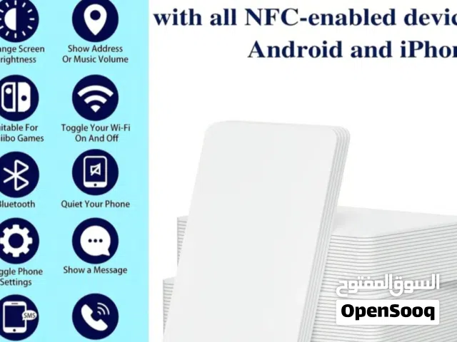 تحكم بموبايلك وبيتك بلمسة واحدة!   بطاقات NFC الذكية القابلة للبرمجة