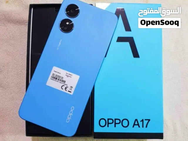 اخو الجديد oppo A17 رام 4 واضافه 2 جيجا 64 أغراضة والكرتونه الأصلية متوفر توصيل