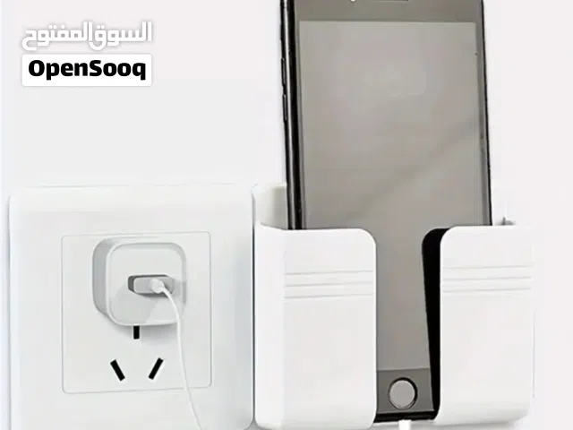 حامل جوال جداري متعدد الاستخدامات (عدد 4 قطع) مع لاصق لتثبيت الريموت أو الهاتف