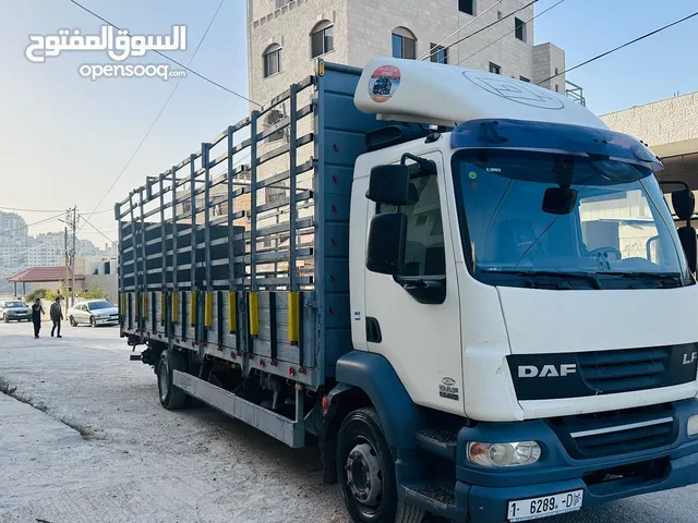داف شصي طويل  2013  55-220 لون ابيض عاجي متوفر للبيع بسعر ممتاز  Daf Lf 55-220 شاحنه بوزن فارغ 8600