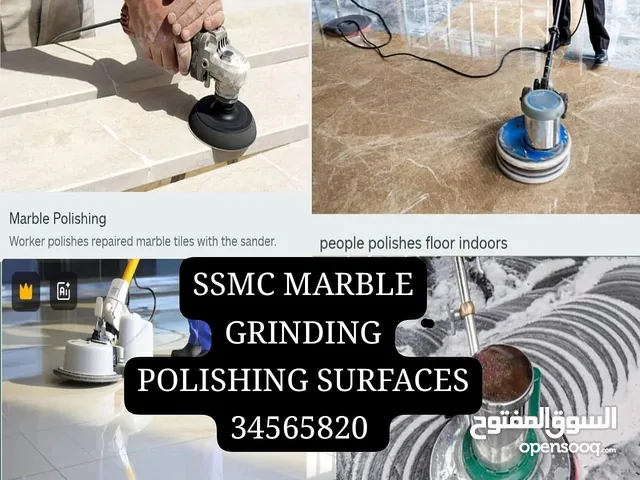 marble grinding polishing cleaning