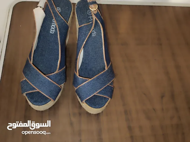 Blue Sandals in Giza