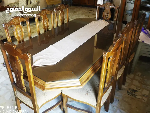 طقم كنب وغرفة سفرة مستعمل للبيع