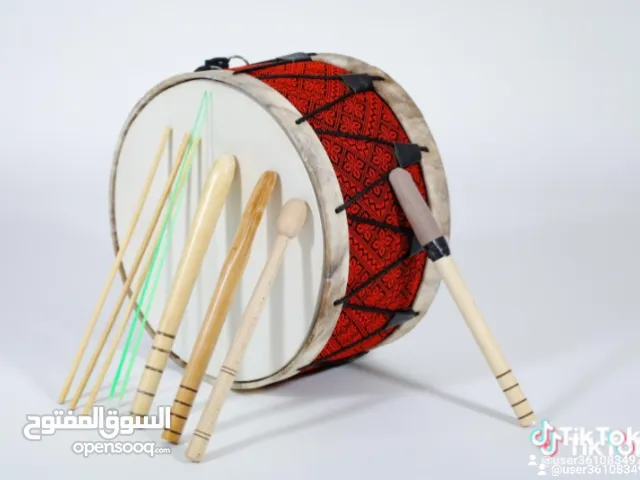 طبول للدبكات وزفات الاعراس شغل يدوي جلد طبيعي 100%