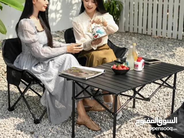 طاولة وكرسي قابلية للطي