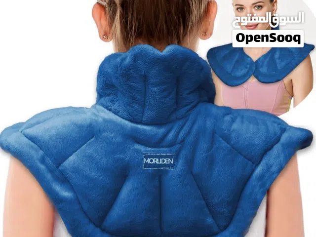 وسادة تدفئة للرقبة والكتفين قابلة للتسخين بالمايكرويف – كمادات حارة وباردة