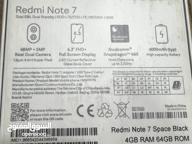 Xiaomi Redmi Note 7 64 GB in Al Riyadh