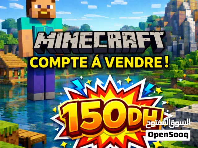Compte Minecraft Java et Bedrock PC 150DH