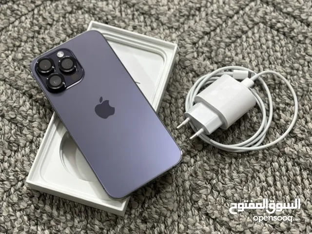 iPhone 14 Pro Max  256g بطارية 87  مش مفتوح ولا مصلح  موجود بالخليل