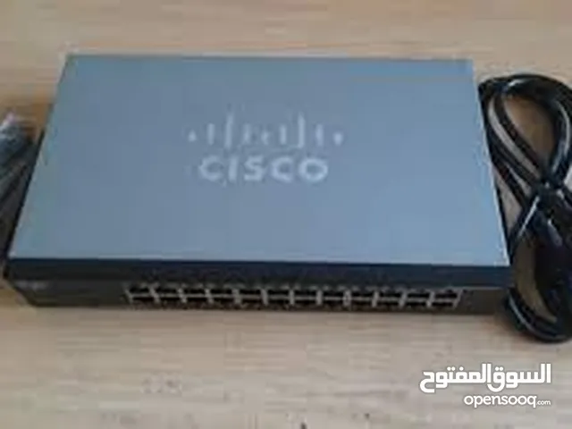 سويتش سيسكو Cisco SF100-24 v2 10/100 24-Port Small Business Smart Network Switch W/PC
