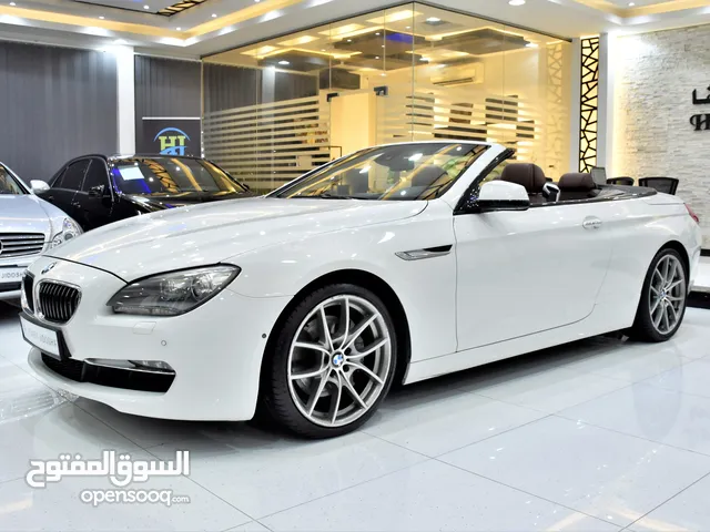 BMW 650i CONVERTIBLE ( 2011 Model ) in White Color GCC Specs