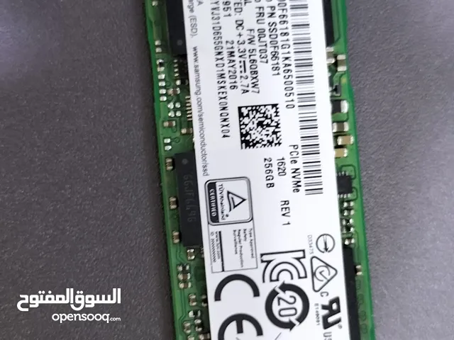 SSDM.2 SAMSUNG 256 GB مستخدمه ونظيفه جدا