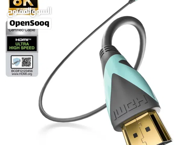 متوفر كابل HDMI 2.1b - 4K /8K Ultra Certified الاصلي مع شهادة الامريكية