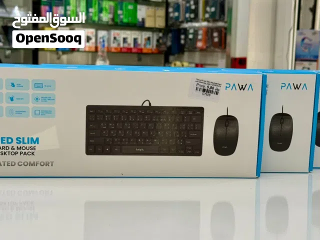 Pawa Wired Slim Keyboard and Mouse in Muscat / Brand New