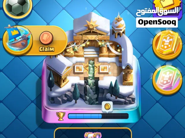 حساب كلاش رويال 9 سنين شبه ماكس