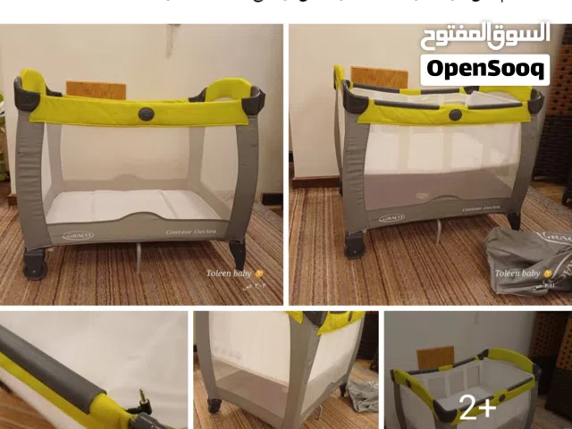 تخت اطفال Graco امريكي مستويين ممتاز وعملي 50د نهايتها