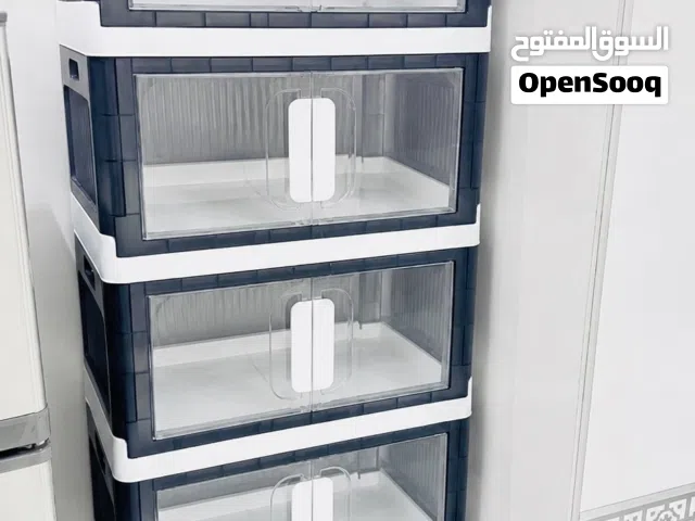 5-Tier Foldable Storage Cabinet with Wheels – Excellent Condition