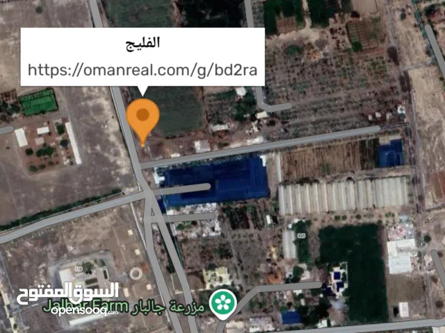 ارض زراعيه بركاء الفليج 12680متر موقع حلو ب229 الف للشاري الجاد فقط