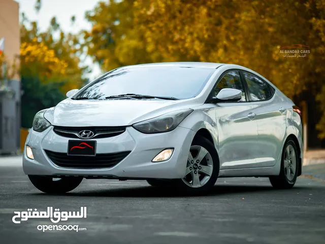 HYUNDAI ELANTRA 2013 WHITE EXCELLENT CONDITION SUPER COMFORT