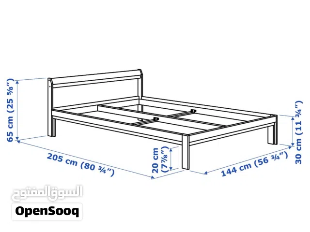 Double bed size