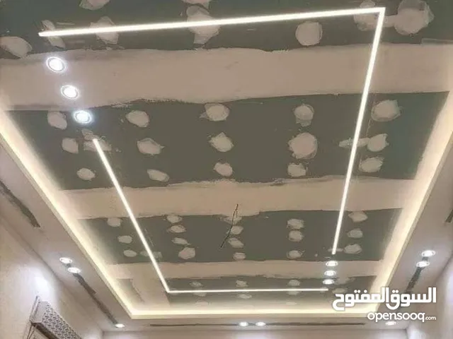 ديكورات الجبس بورد بكافة أنواعها أسقف فلات واسمنت بورد