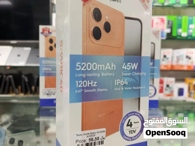 NEW TECHNO SPARK 40 8+8 GB RAM 256 GB SSD