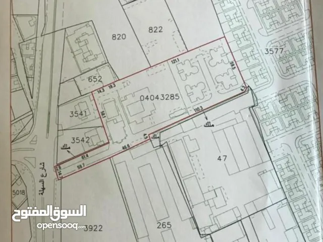 للبيع أرض في جدحفص / المصلي تقع في موقع ممتاز تقع على الشارع العام مباشرة تقع على شارع السهلة العام