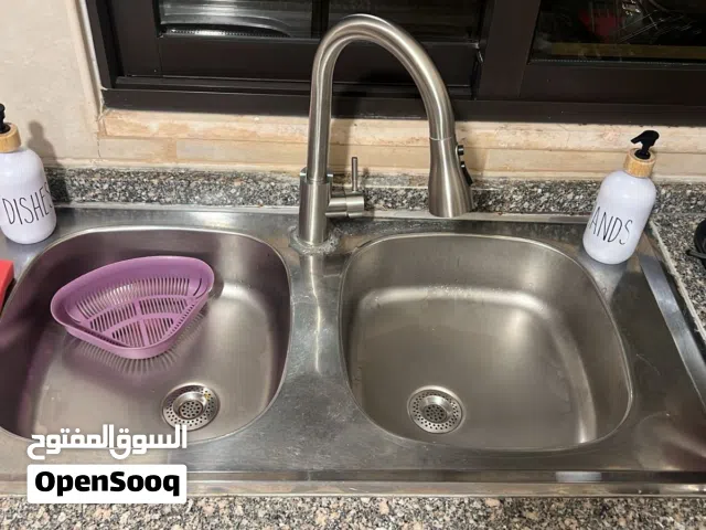 حوض المنيوم سماكة 0،8مم مستعمل بدون اي مشكلة، صالح الاستعمال، 50 x 100 سم غطس