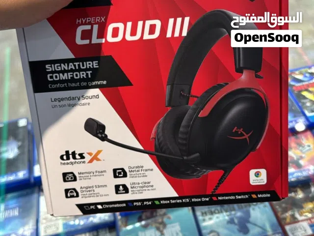 سماعة هايبر اكس كلاود 3 اصلية كامل الملحقات