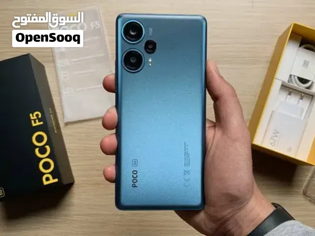 شاومي بوكو F5 الجهاز تقريبا جديد ما استخدمتو وضل بالبيت بالكرتونه معو كرتونه و أغراضه