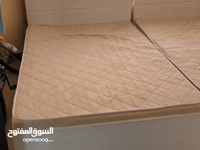 2 double beds with medical mattresses only 50 kd سريرين بمراتب طبية