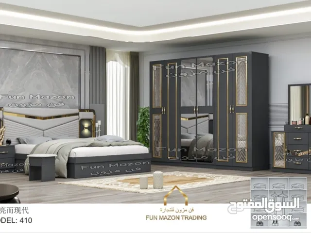 New bedroom set with 12cm mattress غرفة نوم جديدة مع مرتبة 12 سم. مع التوصيل والتركيب.