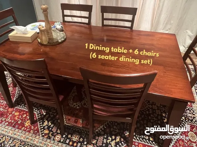 Dining Set - 6 seater - طقم طاولة طعام مع 6 كراسي