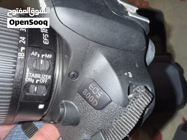 كاميرا كانون D800 مع كامل أغراضها وزيادة بحال ممتازه لم تسخدم سوى قليلWiFi + bluetooth