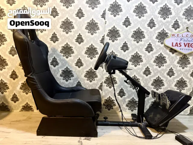 Logitech G29 steering wheel, pedals, chair with stand for sale
