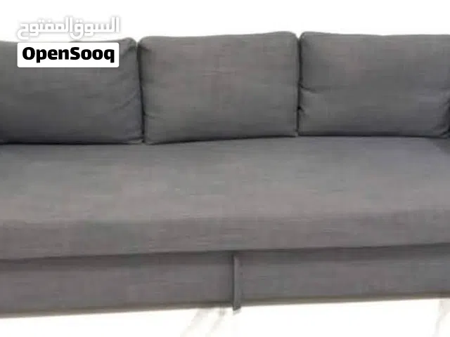 ikea Three-seat sofa-bed, Skiftebo dark grey