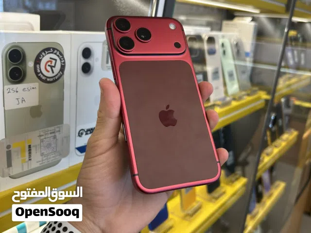ايفون 17 برو ماكس لون ماروني مطلي ذاكرة256