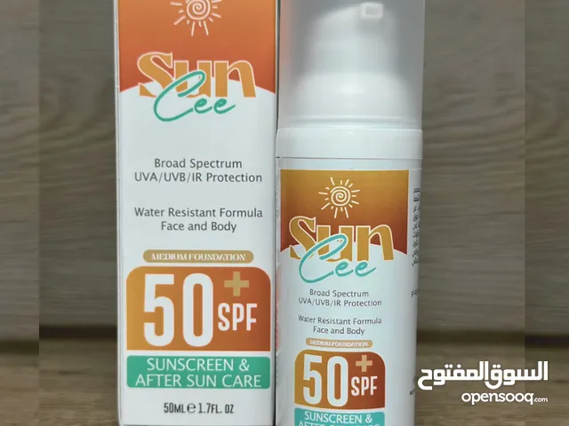 واقي شمس مع فونديشن