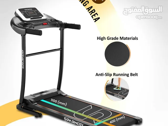 جهاز مشي STH-1250 بمحرك قابل للطي للاستخدام المنزلي (ذروة 3 حصان) مع 12 برنامج مضبوط مسبقًا، مكبرصوت