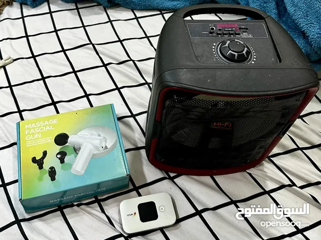 Speaker, Unlocked Wi-Fi Router & Body Massager  – Only 5 BHD