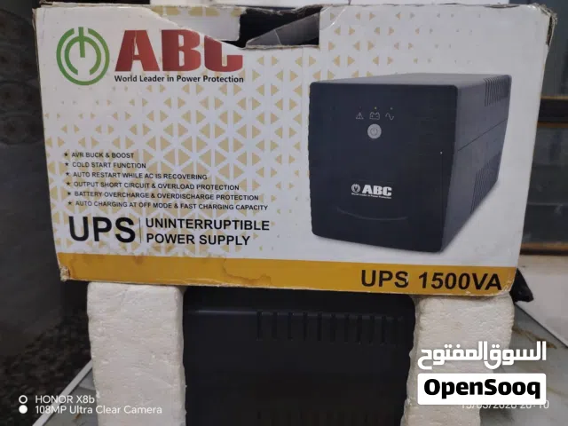 UBS 1500 نوع ماركة ABC اخو الجديد مستخدم قليل وهم بطاريات مبدل جديد قبل شهر يعني الجهاز لوك كامل