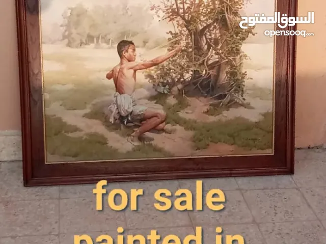 لوحة زيتية على قماش رسمت في العام 1983 لفنان غير معروف حتى هذه اللحظة أظنه اسيوي اللوحه جميلة وفريدة