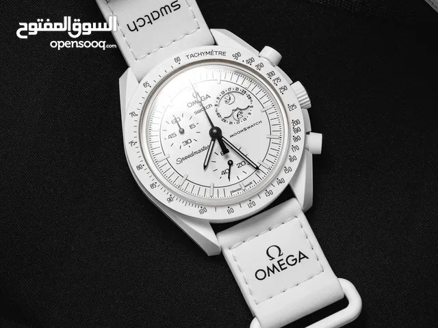 Mission to the moon phase omega watch snoopy سنوبي اوميجا سواتش جديدة وغير مستخدمة