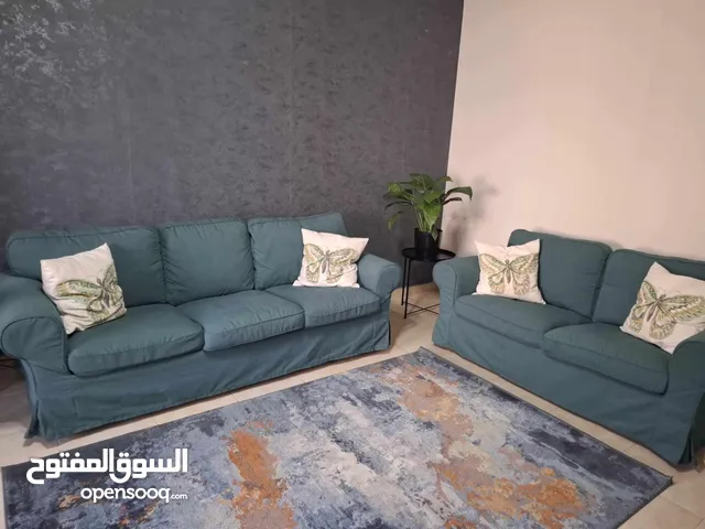 كنب ايكيا ثلاثيه وثنائيه وكفر لون احمر تغيير