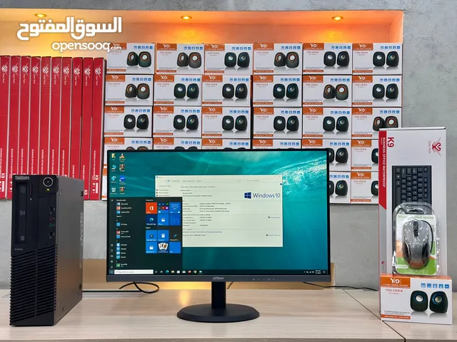 كمبيوترات امريكيه مع شاشات 24 إنش جديده بلكرتونه COER I5 RAM 16GB بمواصفات قويه بسعر مغري جدا